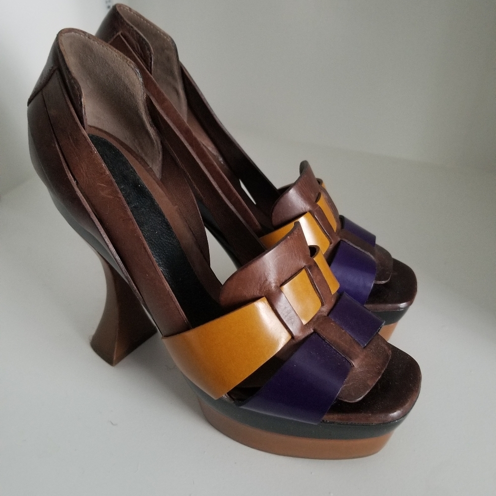 Multicolored Platform Shoes